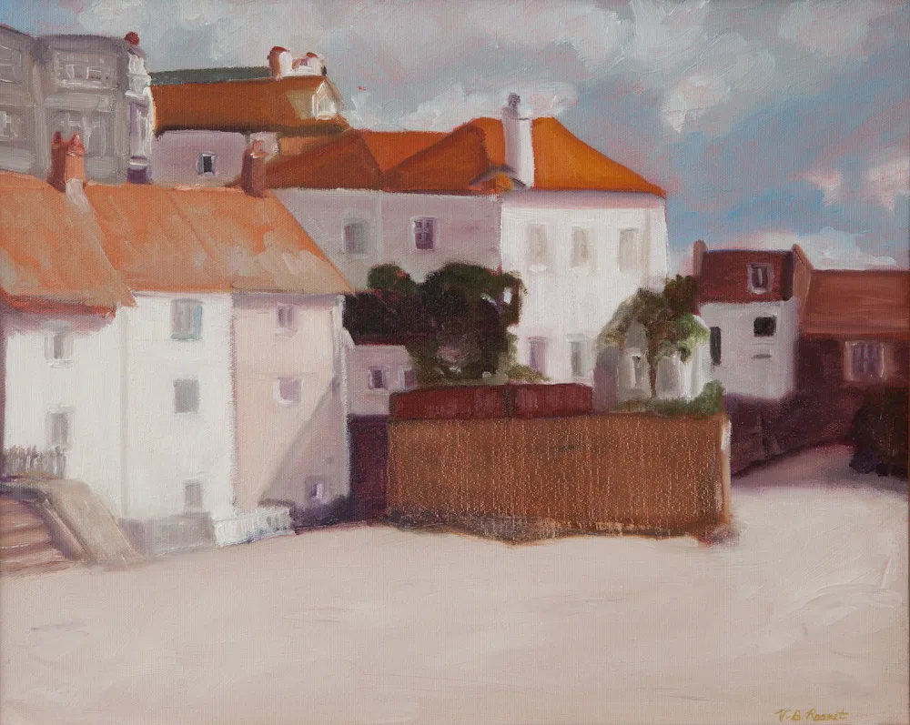 Cornwall, England, oil painting by Valerie Belcher