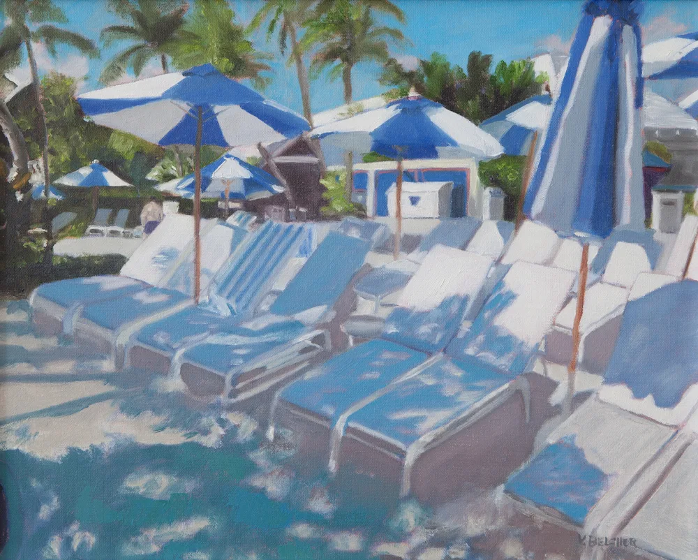 Florida Sunshine, oil painting by Valerie Belcher