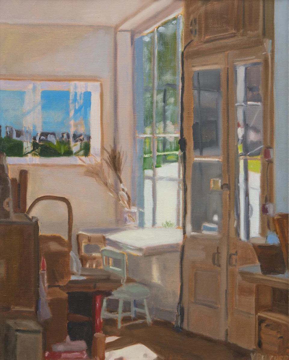 Lazy Summer Afternoon, oil painting by Valerie Belcher