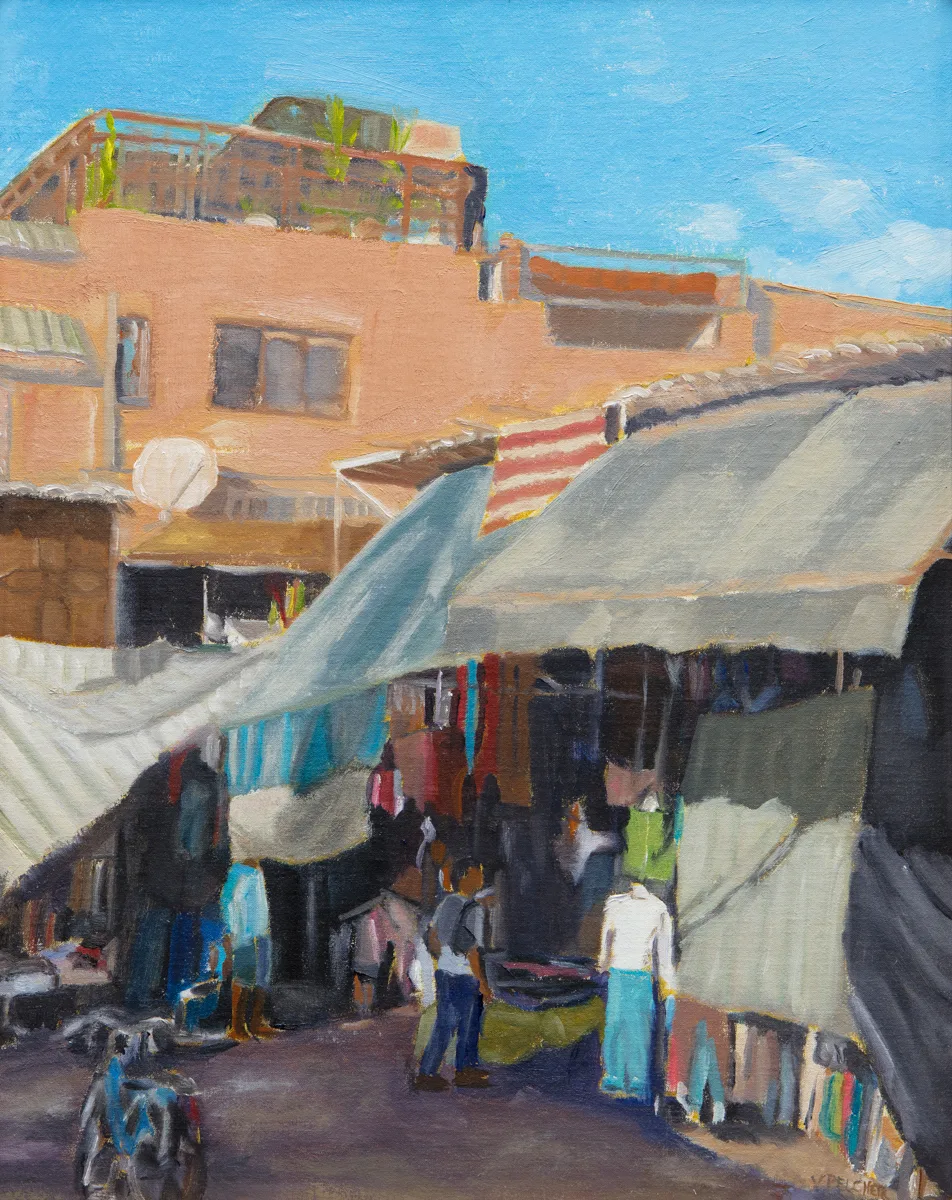 Morocco, oil painting by Valerie Belcher