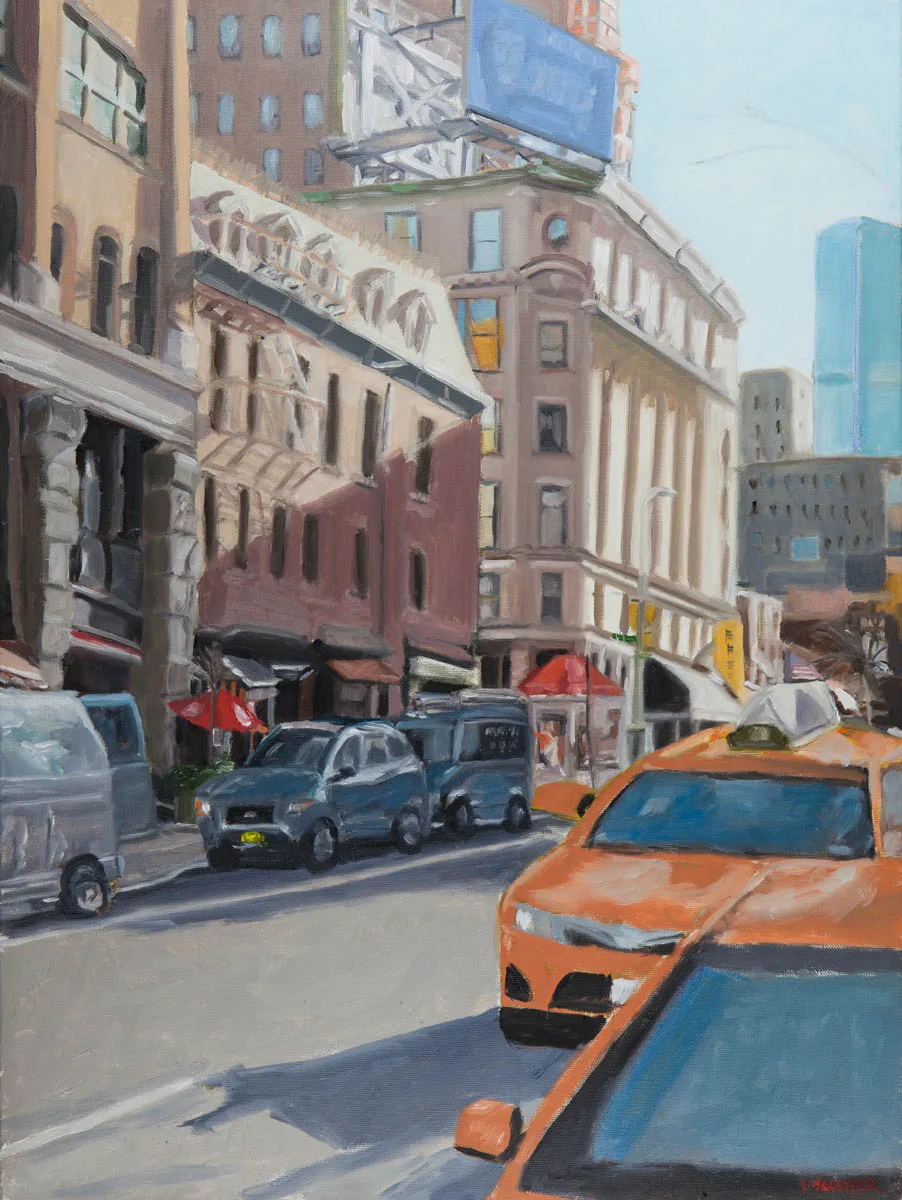 Soho, oil painting by Valerie Belcher